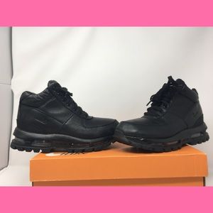 Black Leather Nike Air Goadome GUC Sz 5Y